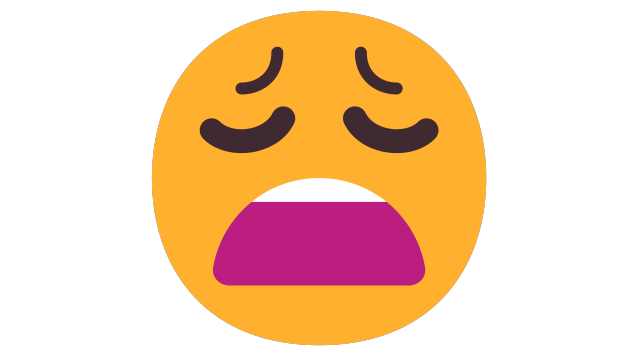 Weary Emoji