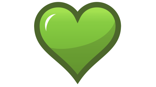 Green Heart表情符號