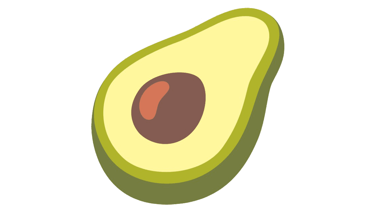 Emoji de aguacate