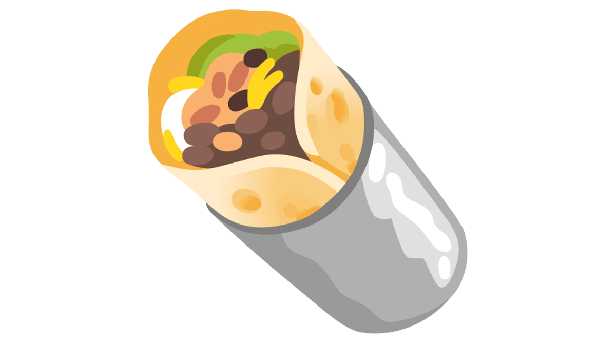 Emoji de burrito