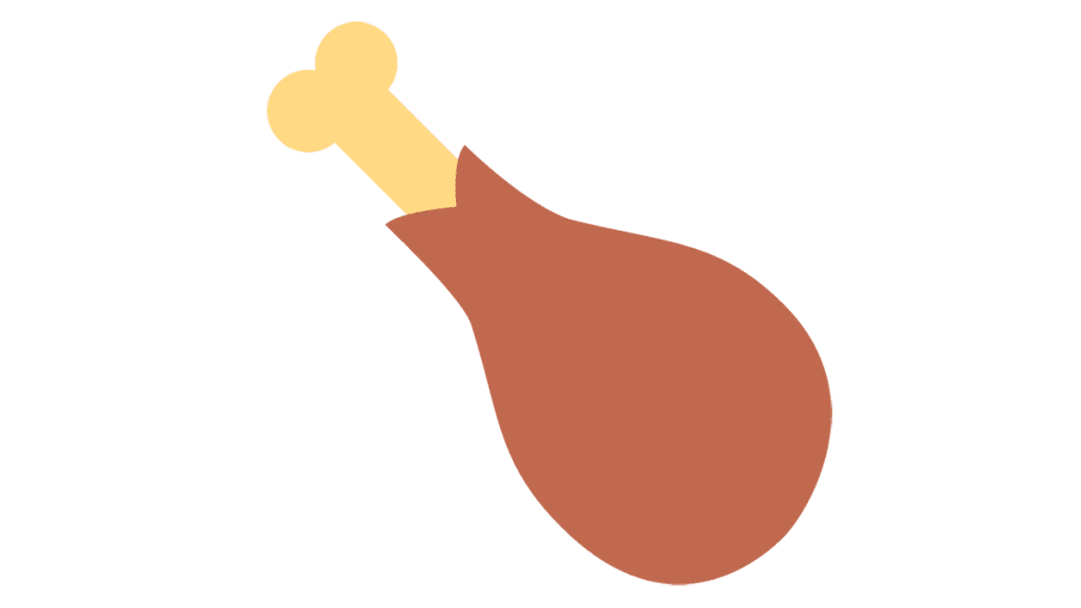 Emoji de pata de pollo