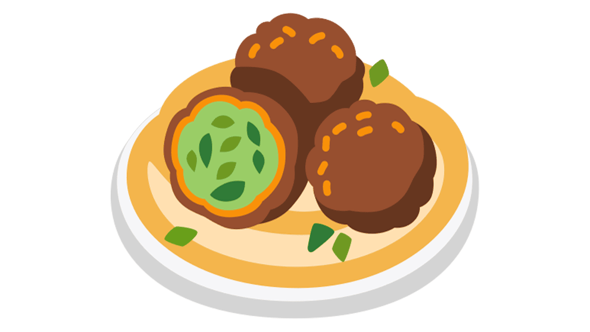 Emoji de falafel