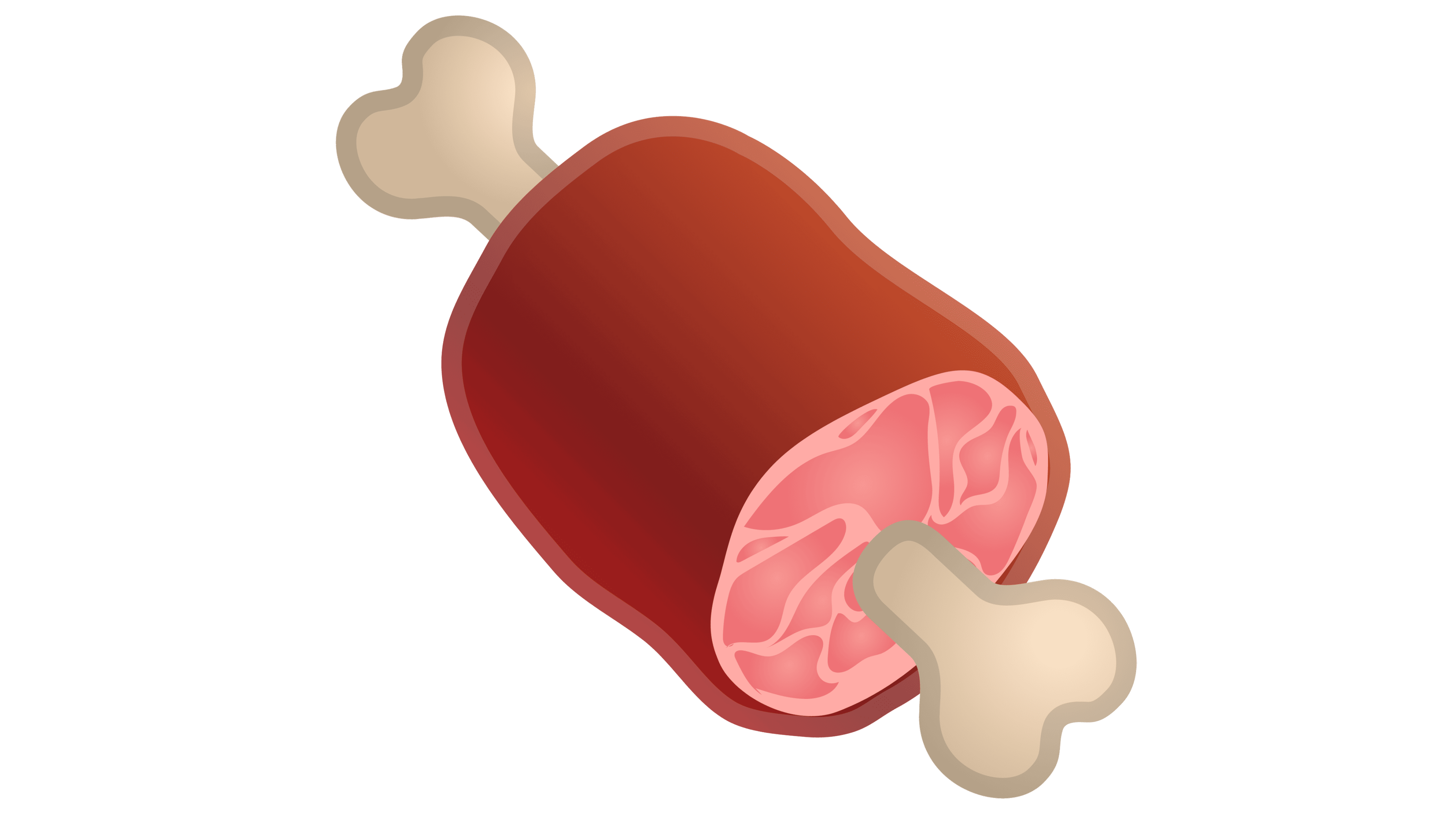 Emoji de carne con hueso