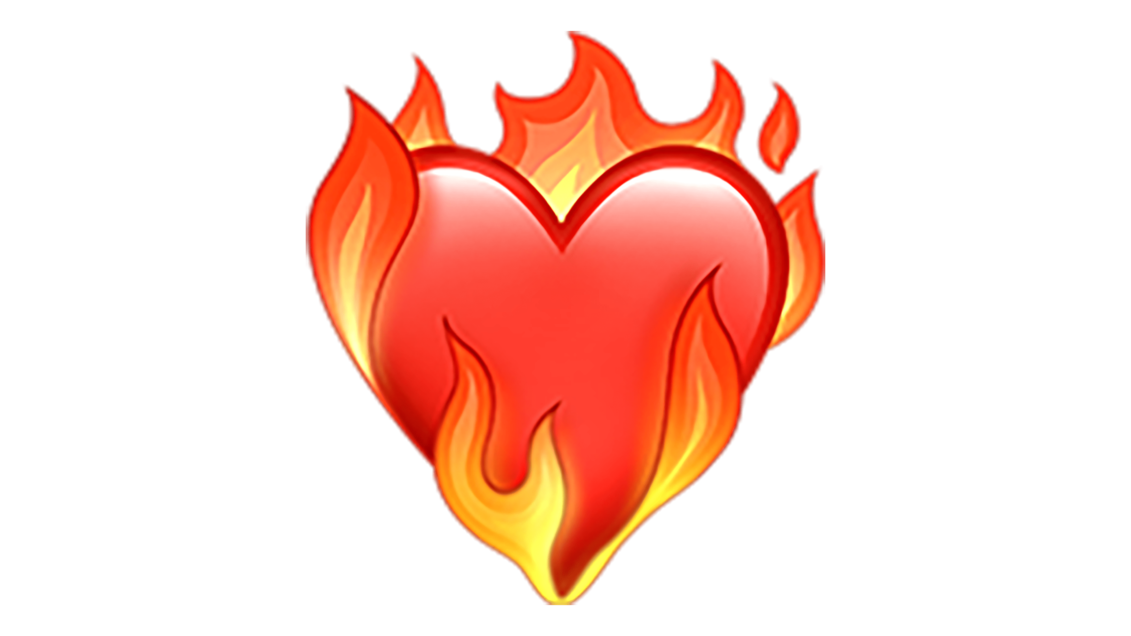 emoji de corazon ardiente