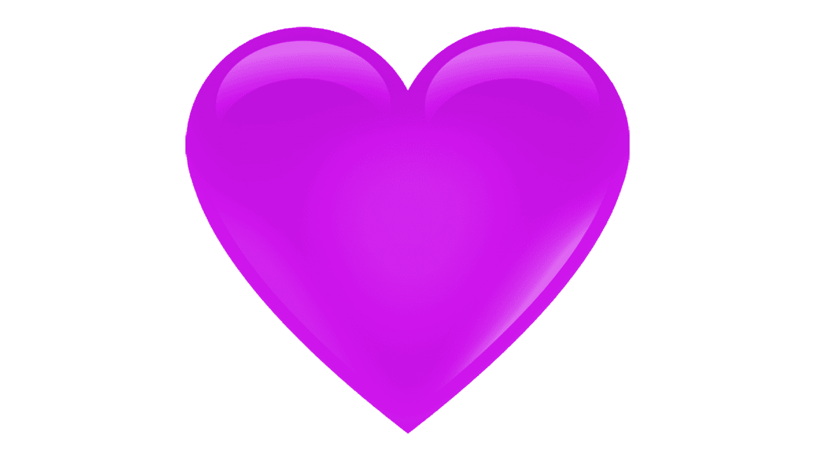 Emoji de corazón morado