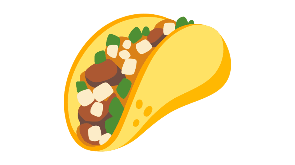 emoji de taco