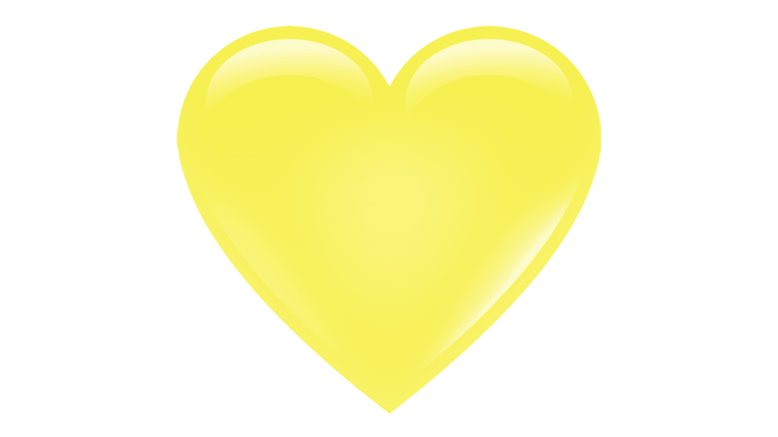 emoji de corazón amarillo