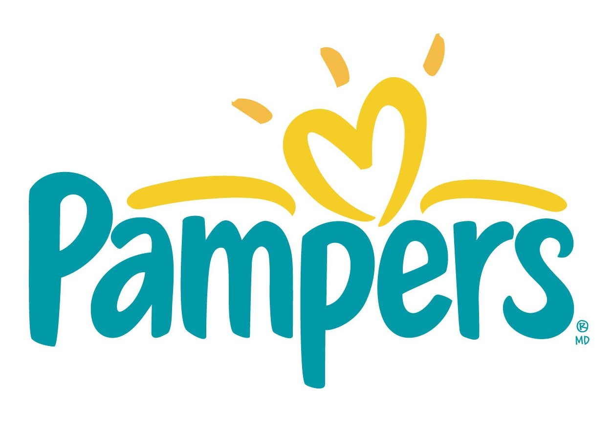 Logotipo de Pampers en color