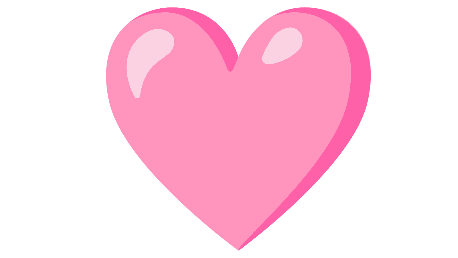 Corazón rosa