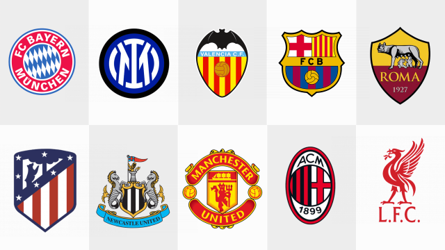 The Most Fashionable Football Club Logos In The World