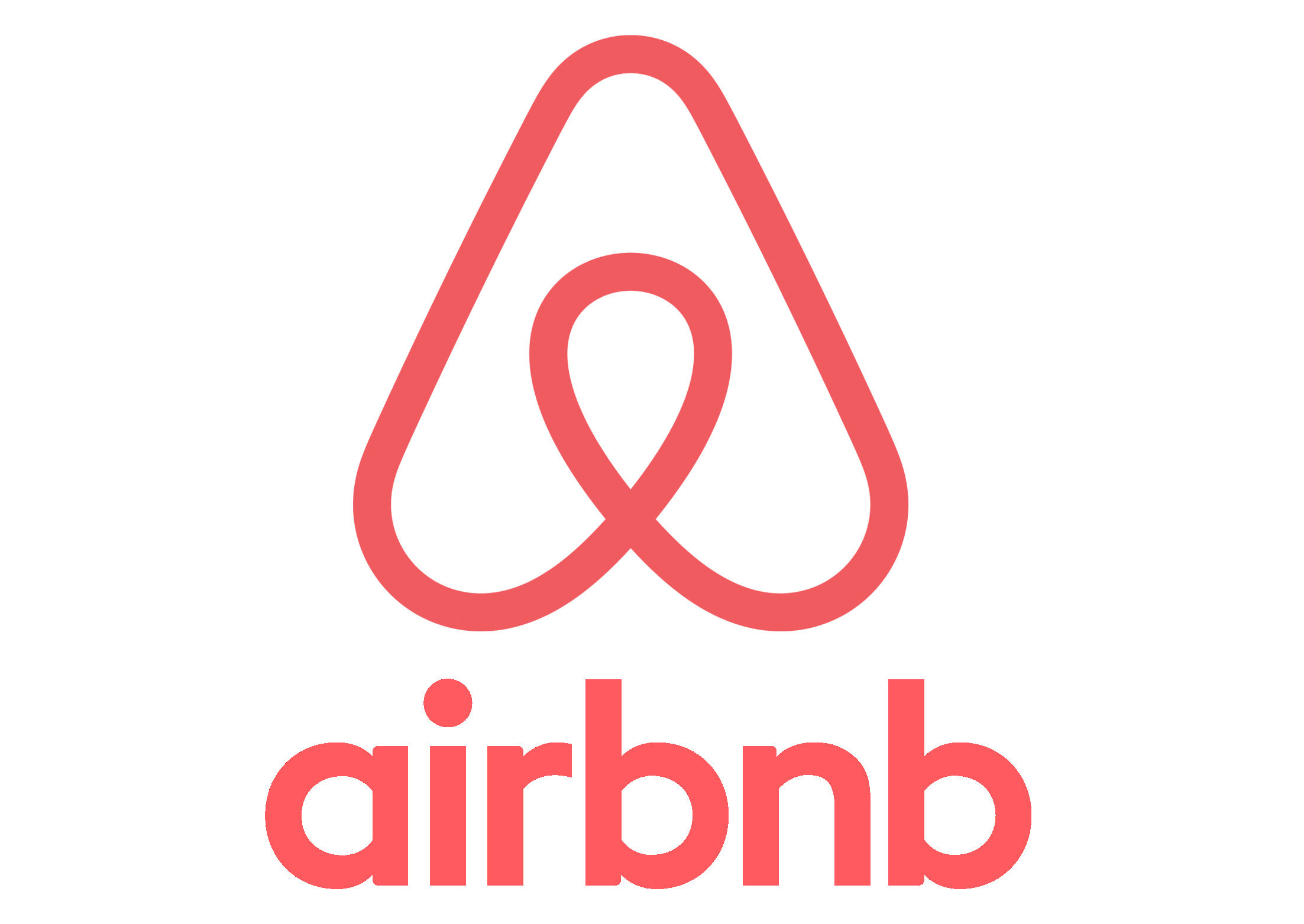 Logotipo de Airbnb en color