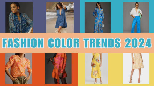 Tendencias de moda, colores principales de 2024, 500 x 281,1