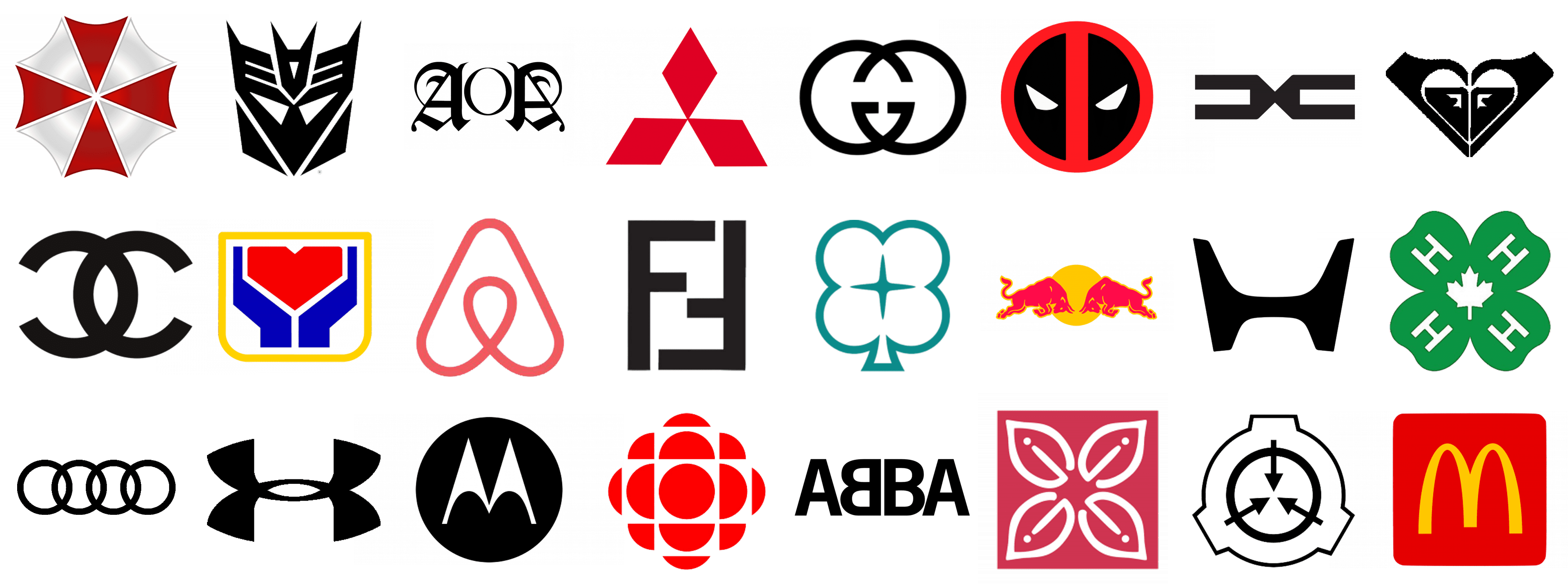 Most-Famous-Logos-With-a-Reflections