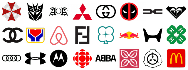 Most Famous Logos With a Reflections