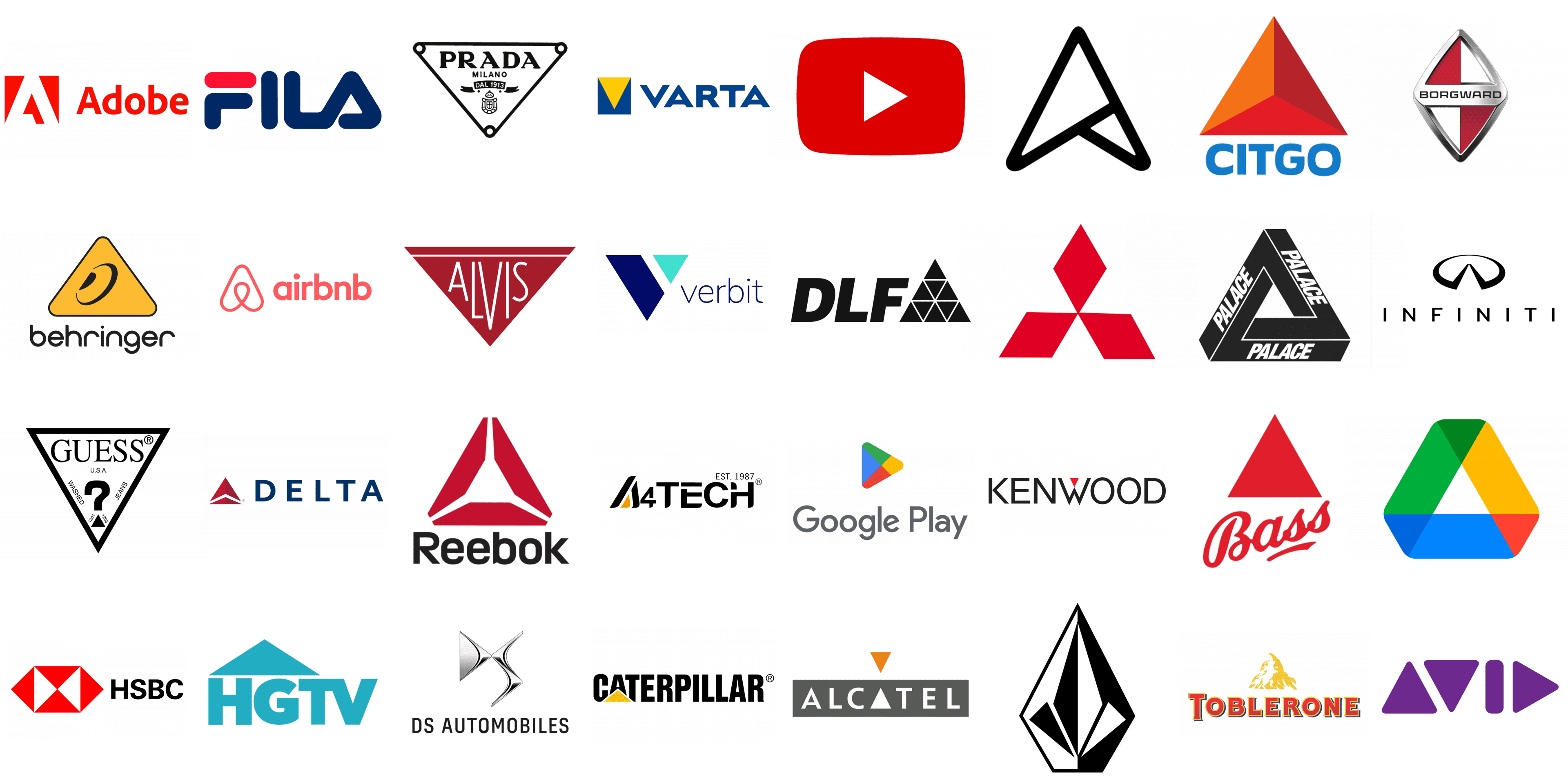 Most-Famous-Logos-With-an-Triangles