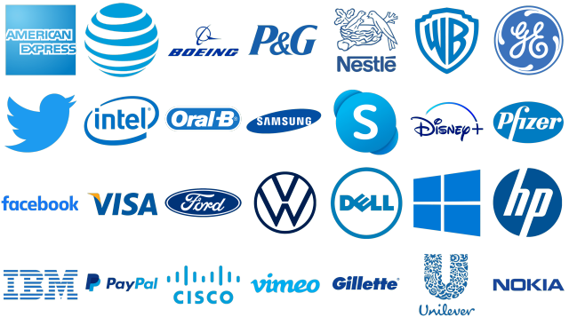 Most Famous Logos in Blue