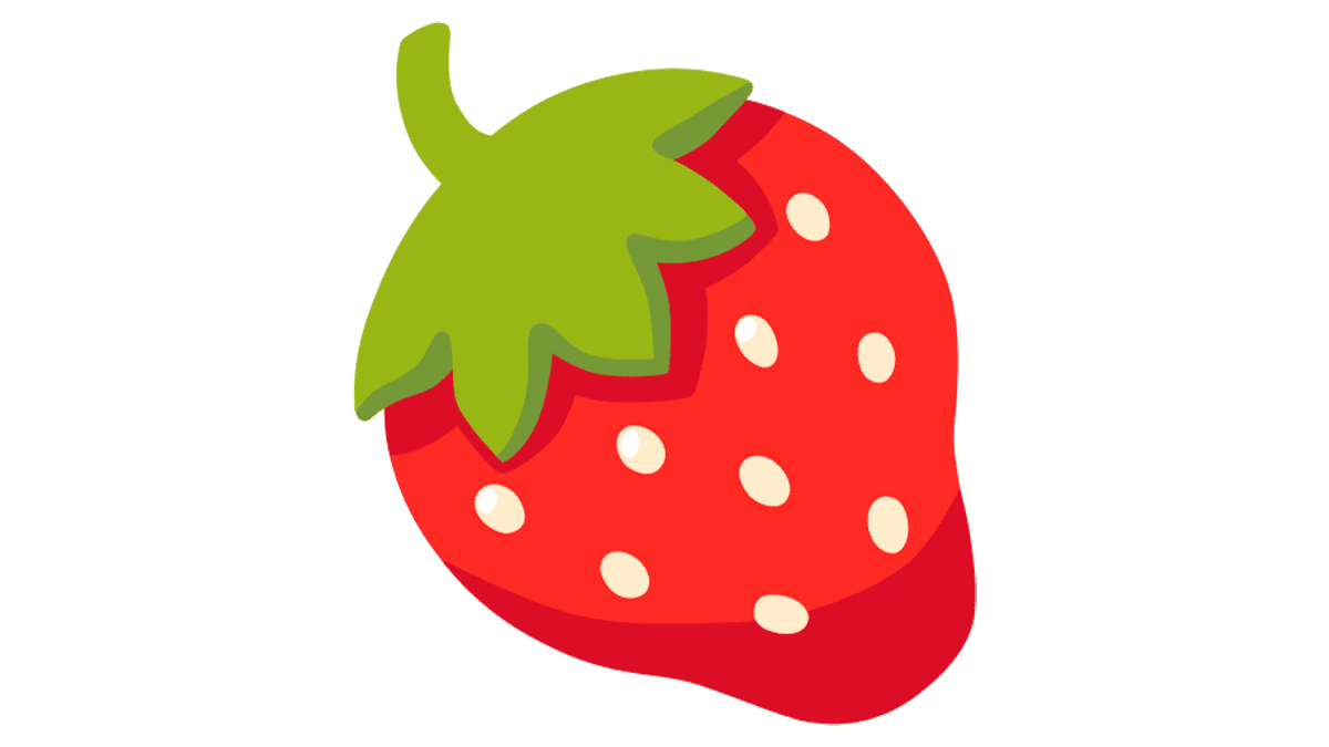 Strawberry-Emoji